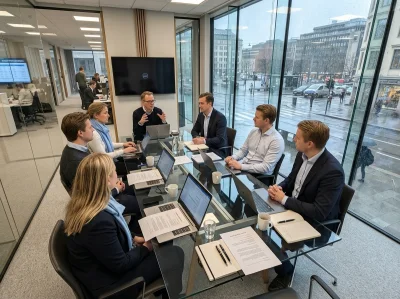 02 ultra realistic image typical norwegian business office suitable - Slik søker du i Virksomhetsopplysninger – rask brukerveiledning (BRREG...