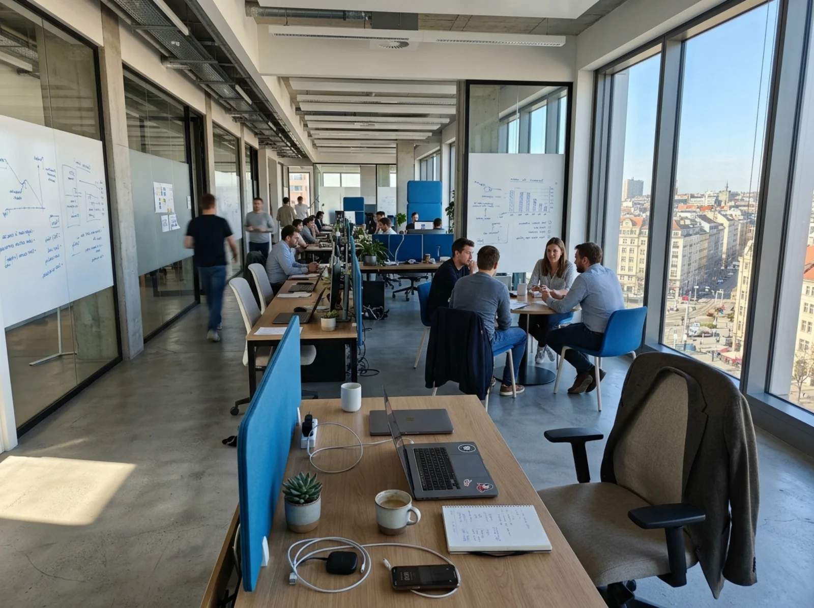 03 european open plan office meetings collaboration daytime - Enhetsregisteret vs Foretaksregisteret – hva er forskjellen?