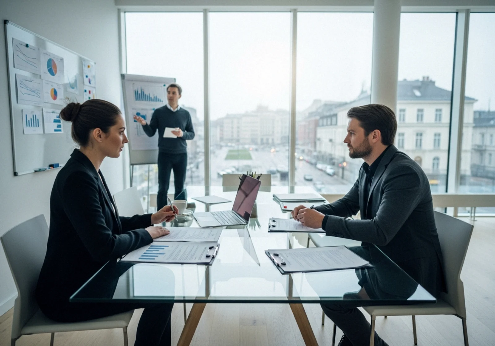 03 nordic executives negotiating at glass conference table - Mentorprogrammer i Norge: hvor du finner mentorer og får mentorskap til å funge...