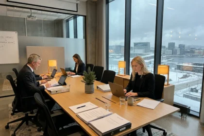 03 ultra realistic image typical norwegian business office suitable - Priser og budsjett for digital markedsføring i Norge (NOK): timepris...