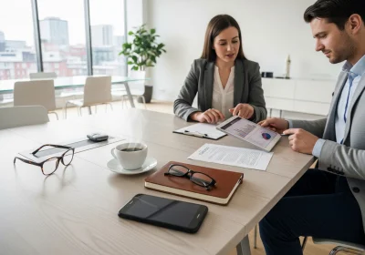 04 two professionals nordic office smartphone shot - Mentorprogrammer i Norge: hvor du finner mentorer og får mentorskap til å fungere