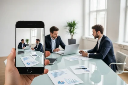07 nordic glass boardroom contract review smartphone - Optimaliser LinkedIn-profilen for jobb og nettverk: sjekkliste + tekstmaler