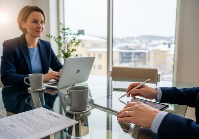 12 foreground hands tablet glass table nordic conference - Nettverksstrategier for gründere: fra første pitch til partnerskap