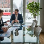 15 smartphone shot nordic b2b meeting at glass conference table - Hvor finner du samarbeidspartnere i Norge og internasjonalt (praktiske kan...