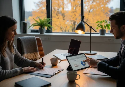 18 two professionals signing contract in nordic office - Mal for samarbeidsavtale: hva bør alltid stå i kontrakten?