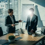 19 two executives in nordic conference smartphone realism - Slik gjør du grundig due diligence på potensielle samarbeidspartnere (steg-for-s...