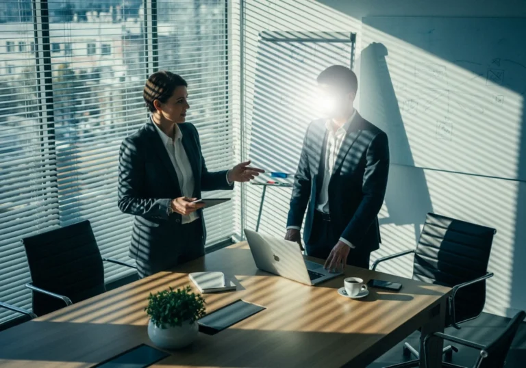 19 two executives in nordic conference smartphone realism - Slik gjør du grundig due diligence på potensielle samarbeidspartnere (steg-for-s...