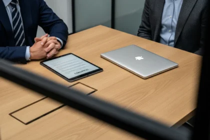 26 phone reflected contract review at nordic desk - Samarbeidsavtaler: mal, essensielle klausuler og eksempler