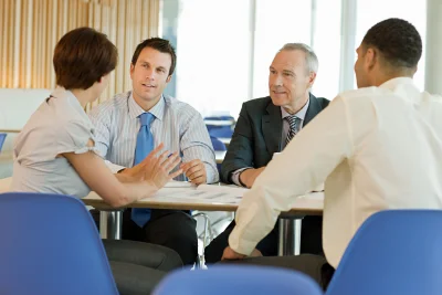 Businesspeople in meeting 2026 01 05 23 32 14 utc - Tips for effektive møter mellom bedrifter