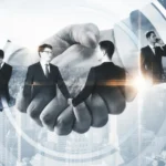 Close up of handshake on city background with digi 2026 01 11 08 35 54 utc - Ulike typer samarbeid mellom selskaper og kommuner