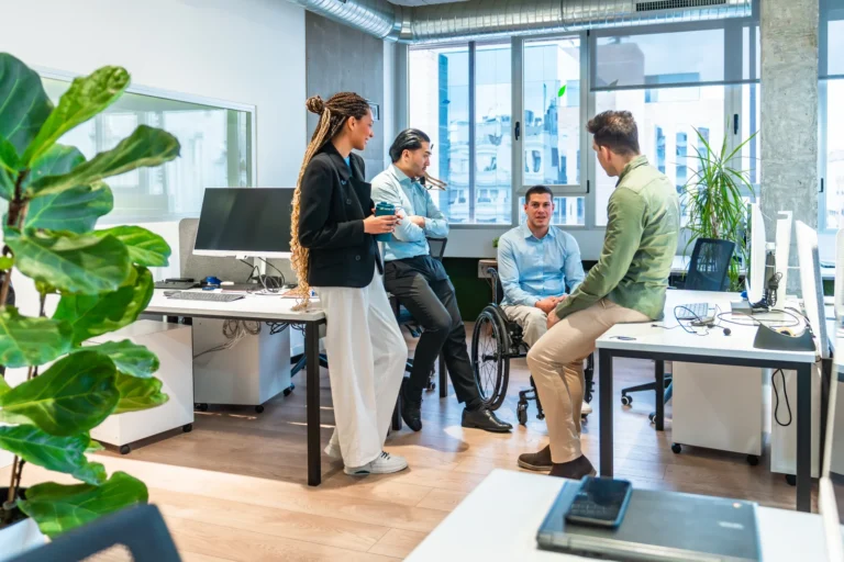 Diverse business team discussing in modern office 2026 01 09 10 28 14 utc - Grensesetting i relasjoner: Slik setter du tydelige og respektfu...