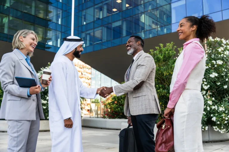 Group of multiethnic business people meeting an em 2026 01 08 23 59 36 utc - Sakskonflikt vs. relasjonskonflikt: forskjellen og hvordan du h...