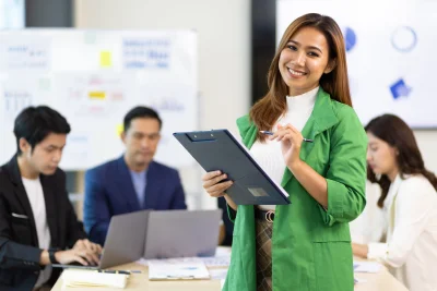 Portrait of a attractive business woman in a busin 2026 01 09 11 10 39 utc - GDPR og personvern i CRM: hva du må vite