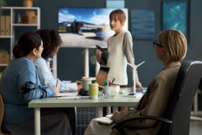 Woman making notes during presentation 2026 01 09 11 52 53 utc - Starte enkeltpersonforetak (ENK) – rask guide for frilans og sideinntekt