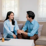 Young couple embracing displaying affection while 2026 01 09 10 52 48 utc - Tillit og trygghet i kommunikasjon